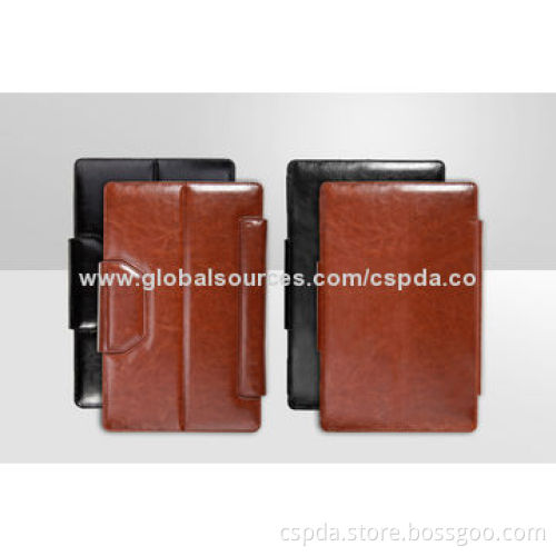 Fast Shipment Brown Book Folio Tablet PC Keyboard Case Design for Microsoft Surface Pro 3